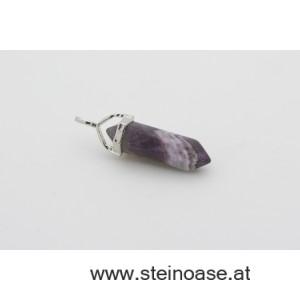 Anhänger Amethyst Chevron - Spitze